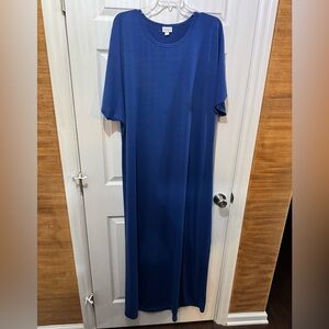 LuLaRoe Solid Royal Blue Maxi Dress